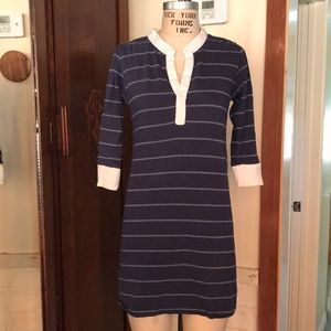STEVEN ALAN Pullover Dress. Blue w/White Stripes. XS ☆